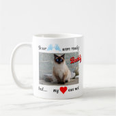 Benutzerdefiniertes Memorial Cat oder Hund Kaffeetasse (Links)