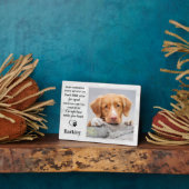 Benutzerdefiniertes Memorial für Haustiere - Foto  Fotoplatte (Seite)