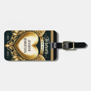 Benutzerdefiniertes Memorial-Herz Gepäckanhänger