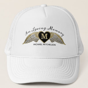 Benutzerdefiniertes Memorial mit Angel Wings Truckerkappe