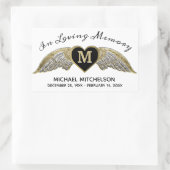 Benutzerdefiniertes Memorial Rechteckiger Aufkleber (Tasche)