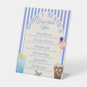 Benutzerdefiniertes Menü "Dirty Soda" | druckbares Sockelschild (Vorderseite)