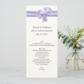 Benutzerdefiniertes Menü für Hochzeitstische Menükarte (Stehend Vorderseite)