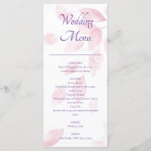 Benutzerdefiniertes Menüdesign für Ereignisse Menükarte (Vorderseite)