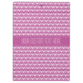 Benutzerdefiniertes Message-Board mit rosa Herz Klemmbrett (Rückseite)