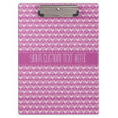 Benutzerdefiniertes Message-Board mit rosa Herz Klemmbrett (Vorderseite)