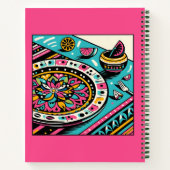 Benutzerdefiniertes mexikanisches Tischbuch Lebend Notizblock (Rückseite)