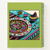 Benutzerdefiniertes mexikanisches Tischbuch Lebend Notizblock (Rückseite)