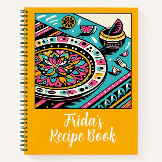 Benutzerdefiniertes mexikanisches Tischbuch Lebend Notizblock (Vorderseite)