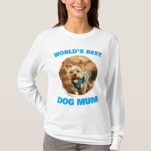 Benutzerdefiniertes Minimal Bestes Hund Katze Mama T-Shirt