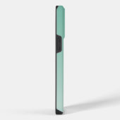 Benutzerdefiniertes Minimal Gradient Teal Modernes iPhone Hülle (Rechte Seite)