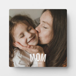 Benutzerdefiniertes Minimal Modernes Mama Etablier Fotoplatte