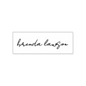 Benutzerdefiniertes Minimal Signature Name Script  Permastempel (Design)