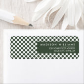 Benutzerdefiniertes minimales modernes Dot-Label (Insitu)