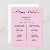 Benutzerdefiniertes Minimalistisch rosa Schwarzes  (Vorne/Hinten)