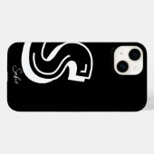 Benutzerdefiniertes Minimalistisches FALLTELEFON Case-Mate iPhone Hülle (Rückseite (Horizontal))