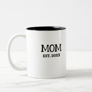 Benutzerdefiniertes minimalistisches Geschenk für Zweifarbige Tasse