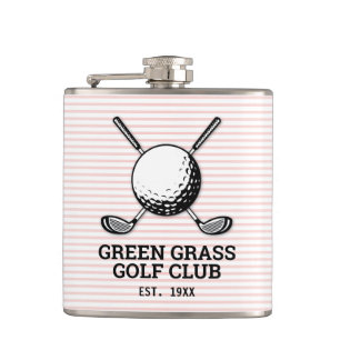 Benutzerdefiniertes minimalistisches Golfschläger- Flachmann