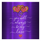 Benutzerdefiniertes Minimalistisches Interlocking- Poster (Vorderseite)