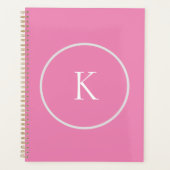Benutzerdefiniertes minimalistisches Monogramm Planer (Vorderseite)