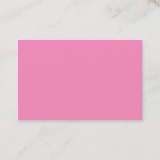 Benutzerdefiniertes minimalistisches Monogramm Visitenkarte (Rückseite)