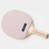 Benutzerdefiniertes Minimalistisches rosa Farbmust Tischtennis Schläger (Seitenansicht)