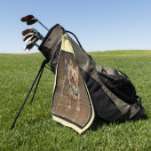 Benutzerdefiniertes Mit Monogramm Haustier oder Fo Golfhandtuch (Gras)