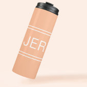 Benutzerdefiniertes Mit Monogramm Initial Drink Tr Thermosbecher