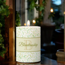 Benutzerdefiniertes Mit Monogramm Naturelemuster F