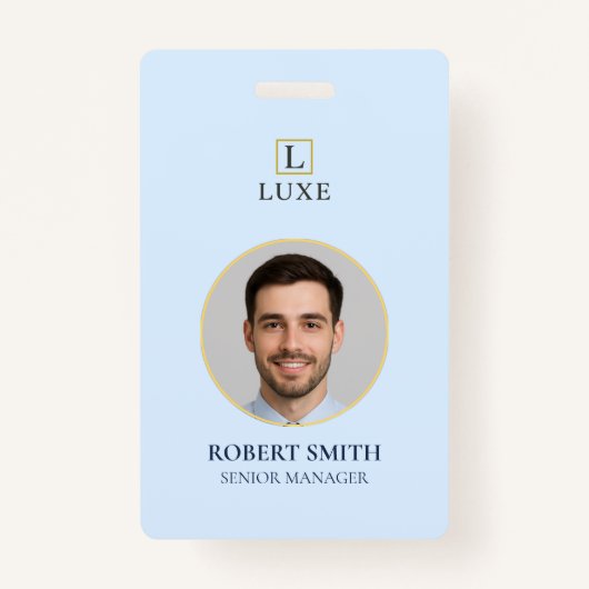 Benutzerdefiniertes Mitarbeiter-ID-Abzeichen mit F Ausweis (Vorderseite)