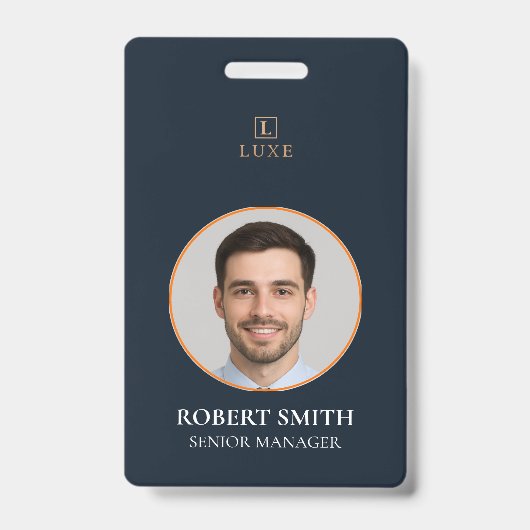 Benutzerdefiniertes Mitarbeiter-ID-Abzeichen mit F Ausweis (Front)