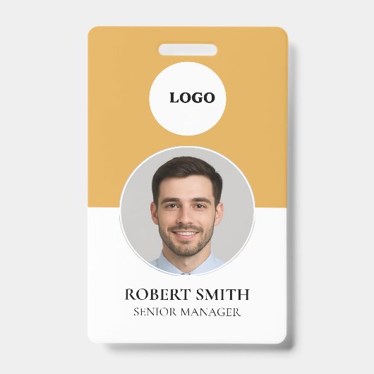 Benutzerdefiniertes Mitarbeiter-ID-Abzeichen mit F Ausweis (Front)