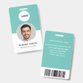 Benutzerdefiniertes Mitarbeiter-ID-Abzeichen mit F Ausweis (Front & Back)