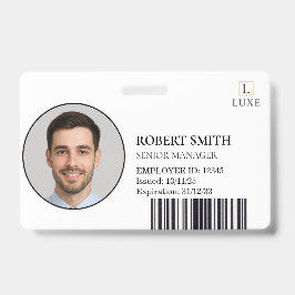 Benutzerdefiniertes Mitarbeiter-ID-Abzeichen mit F Ausweis