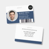 Benutzerdefiniertes Mitarbeiter-ID-Abzeichen mit F Ausweis (Front & Back)