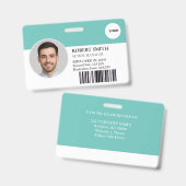 Benutzerdefiniertes Mitarbeiter-ID-Abzeichen mit F Ausweis (Front & Back)