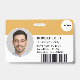 Benutzerdefiniertes Mitarbeiter-ID-Abzeichen mit F Ausweis