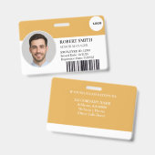 Benutzerdefiniertes Mitarbeiter-ID-Abzeichen mit F Ausweis (Front & Back)