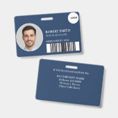 Benutzerdefiniertes Mitarbeiter-ID-Abzeichen mit F Ausweis (Front & Back)