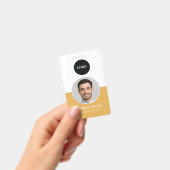 Benutzerdefiniertes Mitarbeiter-ID-Abzeichen mit F Ausweis (Handheld)