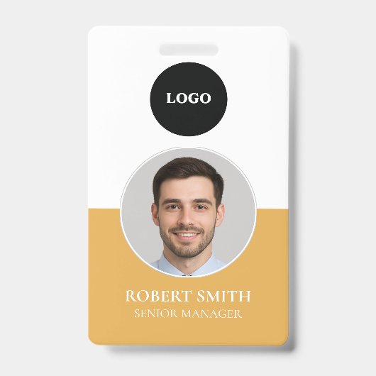 Benutzerdefiniertes Mitarbeiter-ID-Abzeichen mit F Ausweis (Front)