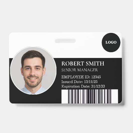 Benutzerdefiniertes Mitarbeiter-ID-Abzeichen mit F Ausweis (Front)