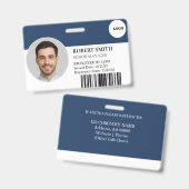 Benutzerdefiniertes Mitarbeiter-ID-Abzeichen mit F Ausweis (Front & Back)