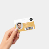 Benutzerdefiniertes Mitarbeiter-ID-Abzeichen mit F Ausweis (Handheld)