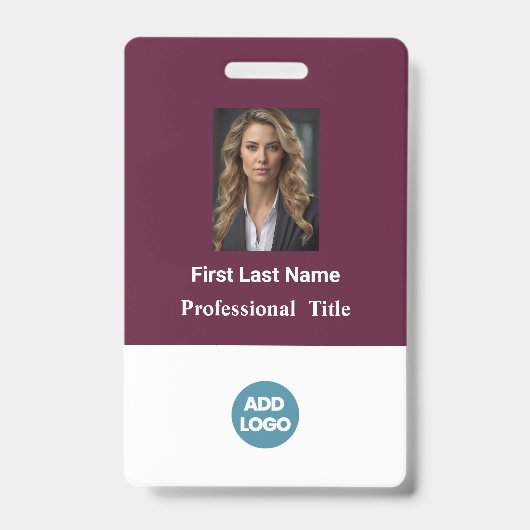 Benutzerdefiniertes Mitarbeiter-ID-Abzeichen - Nam Ausweis (Vorderseite)