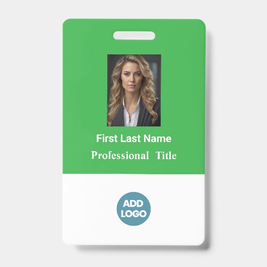 Benutzerdefiniertes Mitarbeiter-ID-Abzeichen - Nam Ausweis (Vorderseite)