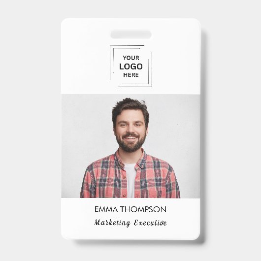 Benutzerdefiniertes Mitarbeiter-ID-Design Ausweis (Vorderseite)