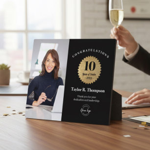 Benutzerdefiniertes Mitarbeiteranerkennungsfoto 10 Fotoplatte
