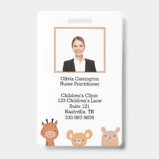 Benutzerdefiniertes Mitarbeiterfoto-Bar-Code-Logo- Ausweis (Vorderseite)