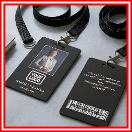 Benutzerdefiniertes Mitarbeiterfoto, Barcode, Logo Ausweis